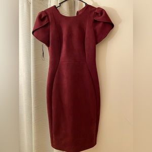 Calvin Klein burgundy dress